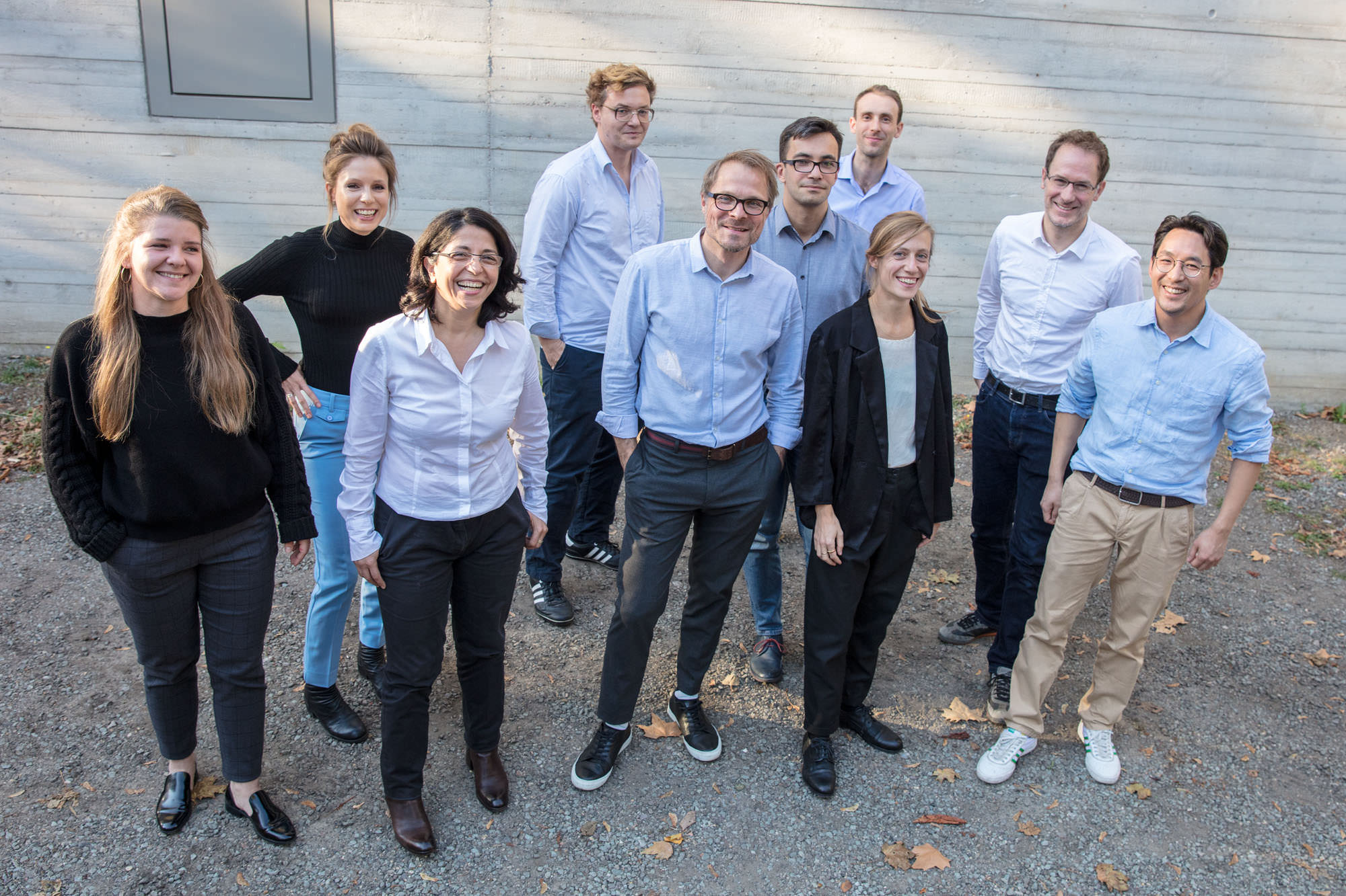 Teamfotografie eines Architektenbüros in Berlin Mitte